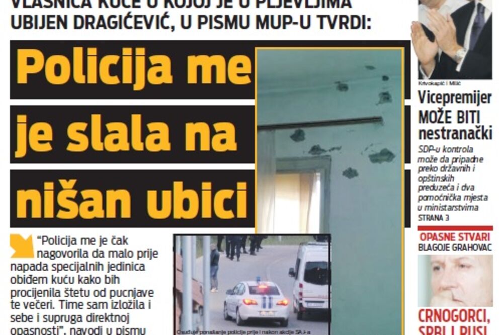 naslovna strana, Foto: Vijesti online