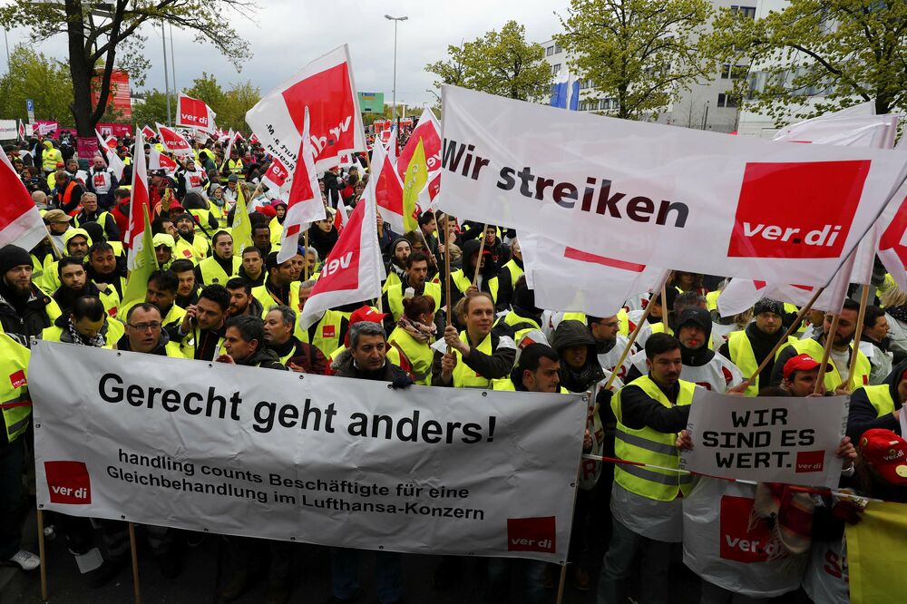 Štrajk, avio radnici, Njemačka, Foto: Reuters