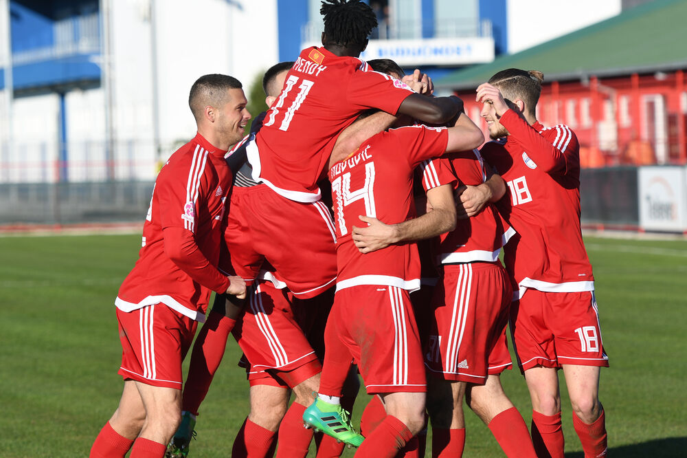 Fudbaleri OFK Titograda, Foto: Savo Prelević