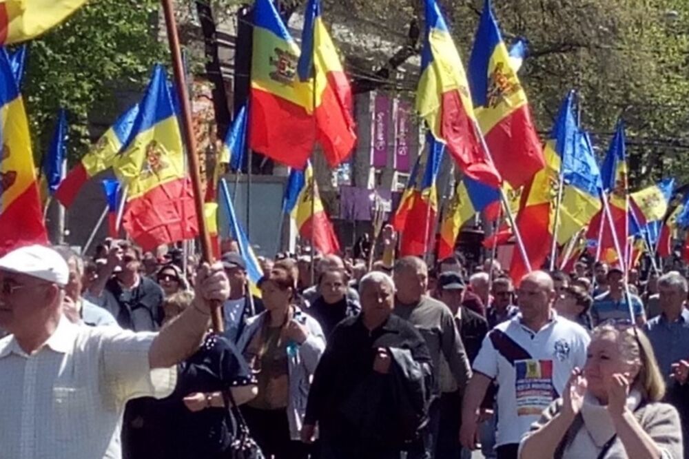 Moldavija, protesti, Foto: Twitter