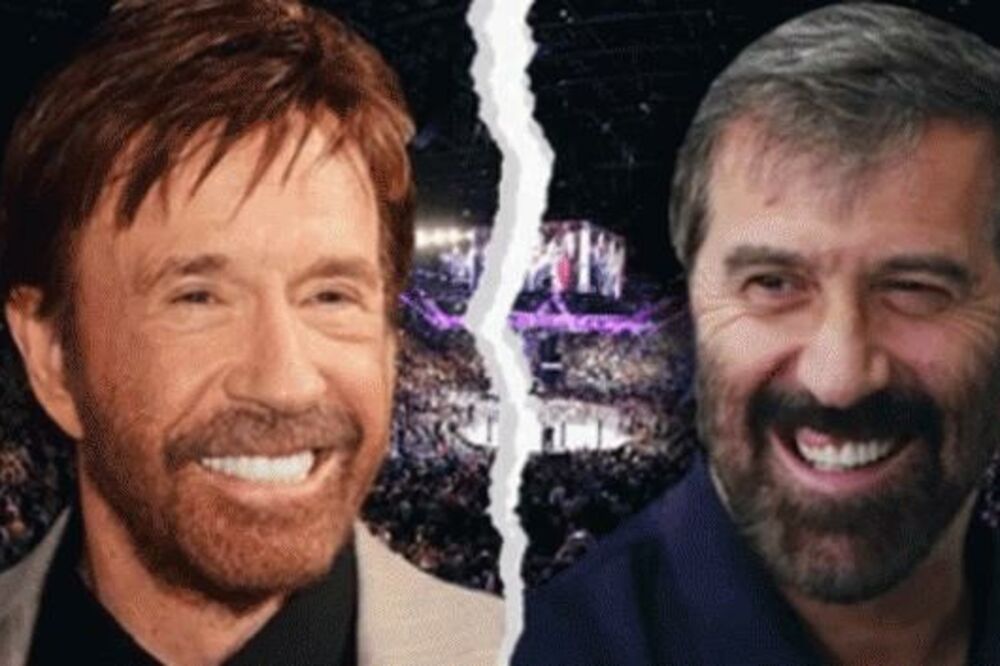 Čak Noris i Veselin Vujović, Foto: Index