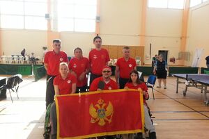 Crnogorski stonoteniseri na turniru u Varni