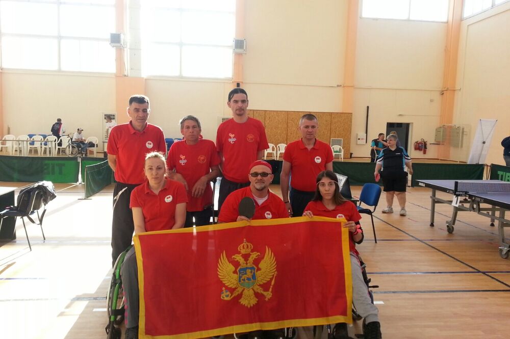 Paraolimpijska stonoteniska reprezentacija, Foto: Paraolimpijski komitet Crne Gore