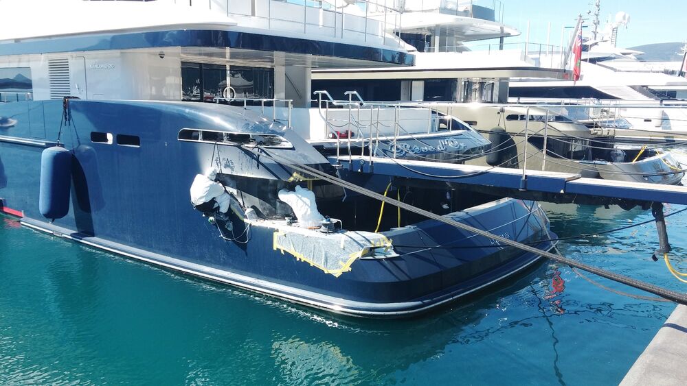 Remont, jahta, Porto Montenego