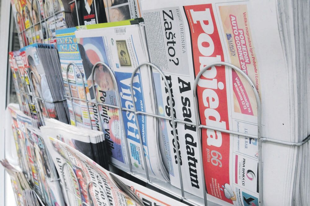 štampa, novine, mediji, Foto: Luka Zeković