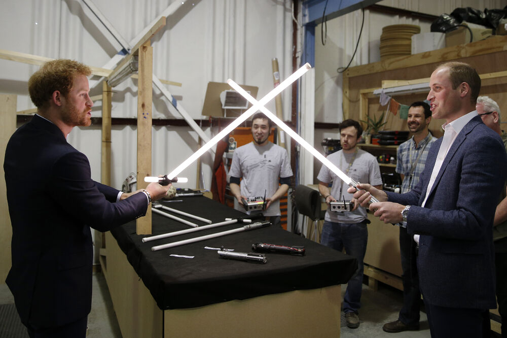 Ratovi zvijezda, princ Hari, princ Vilijam, Foto: Beta-AP