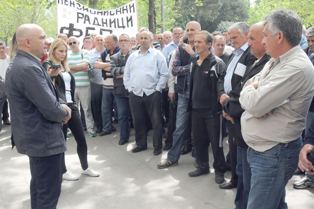 protest radnika, Foto: Zoran Đurić