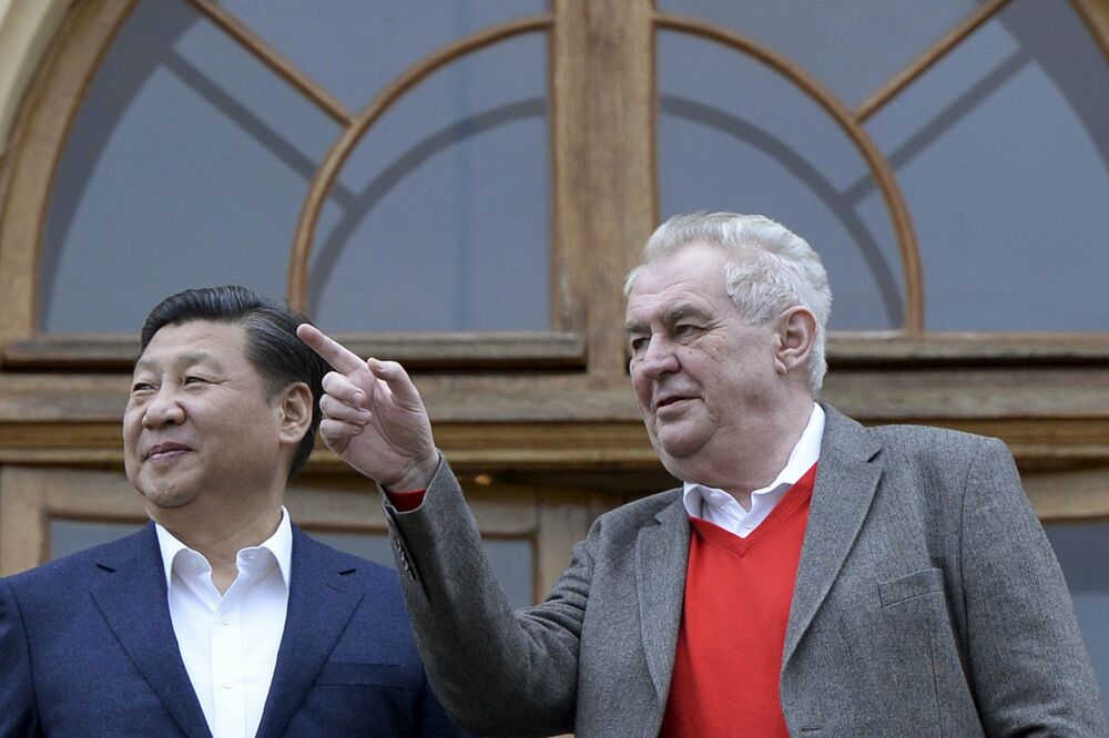 Si Đinping, Miloš Zeman, Foto: Reuters