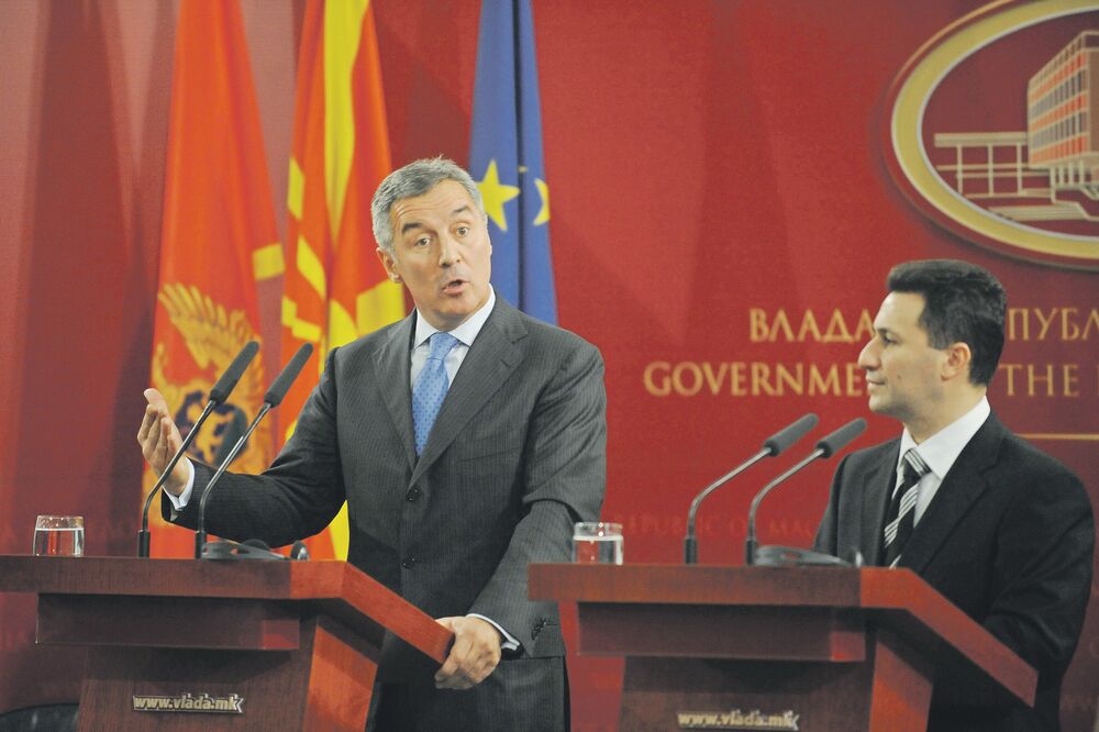 Đukanović i Gruevski, Foto: Arhiva "Vijesti"