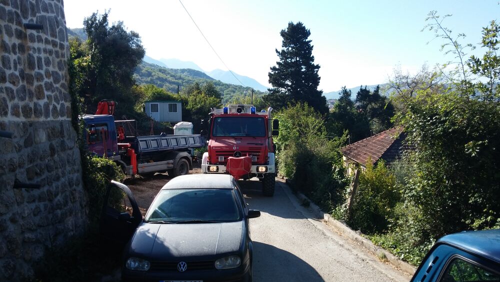 Donja Lastva, klizište