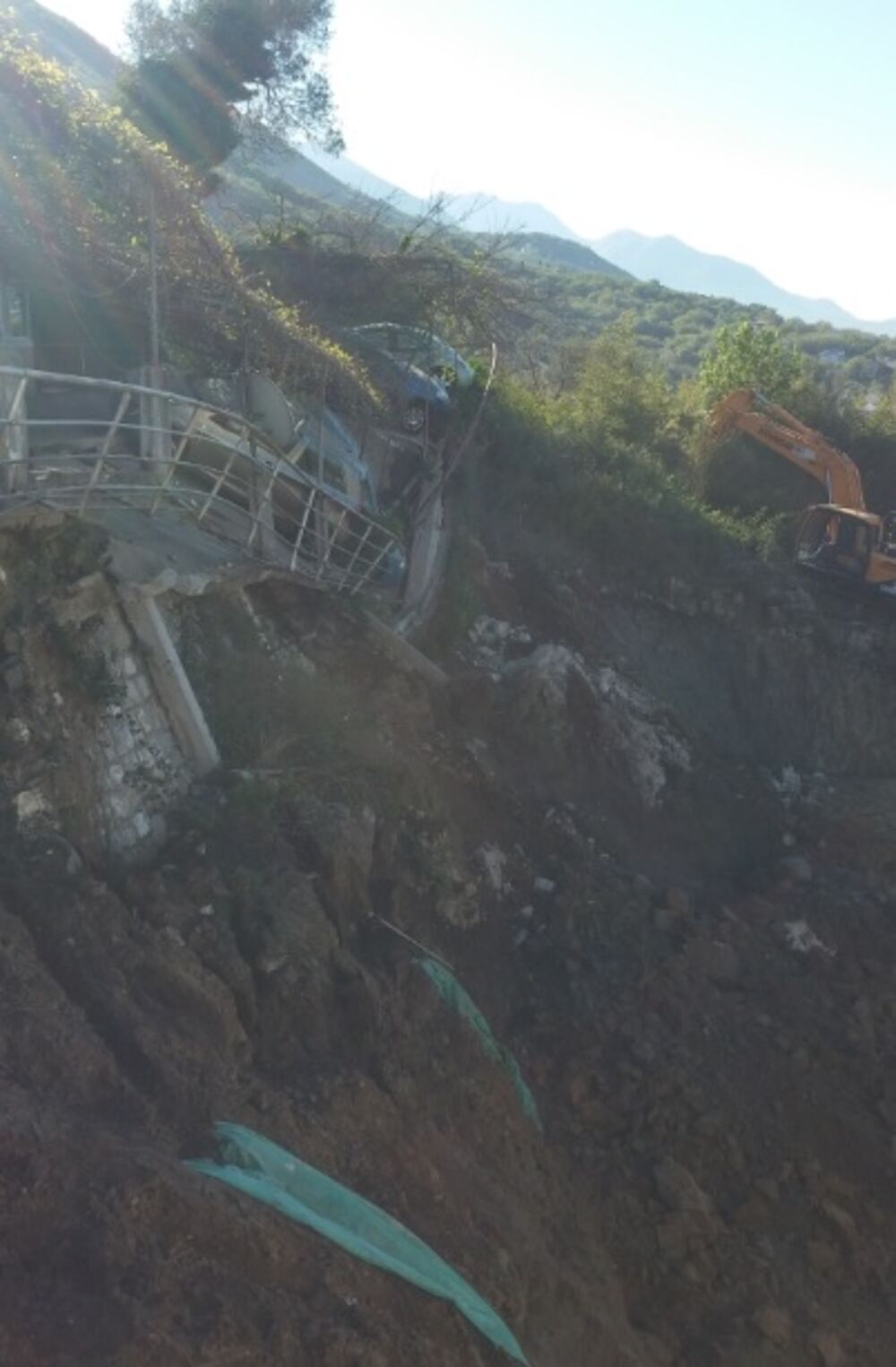 Donja Lastva, klizište