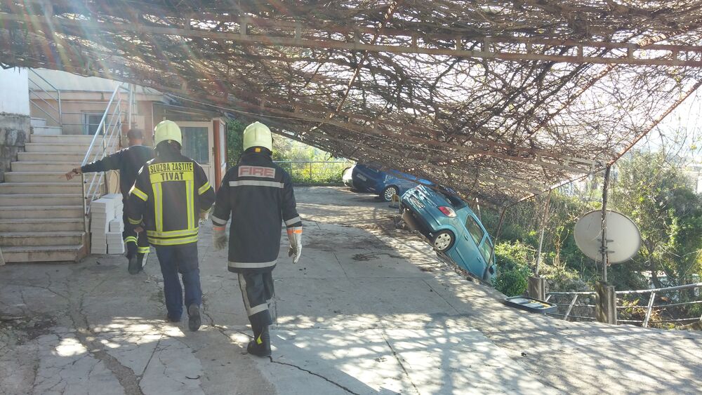 Donja Lastva, klizište