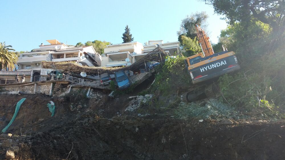 Donja Lastva, klizište