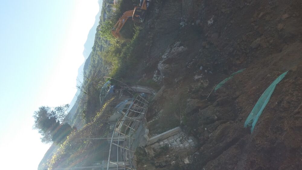 Donja Lastva, klizište