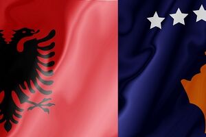 Podgorica: Zapaljene zastave Albanije i Kosova