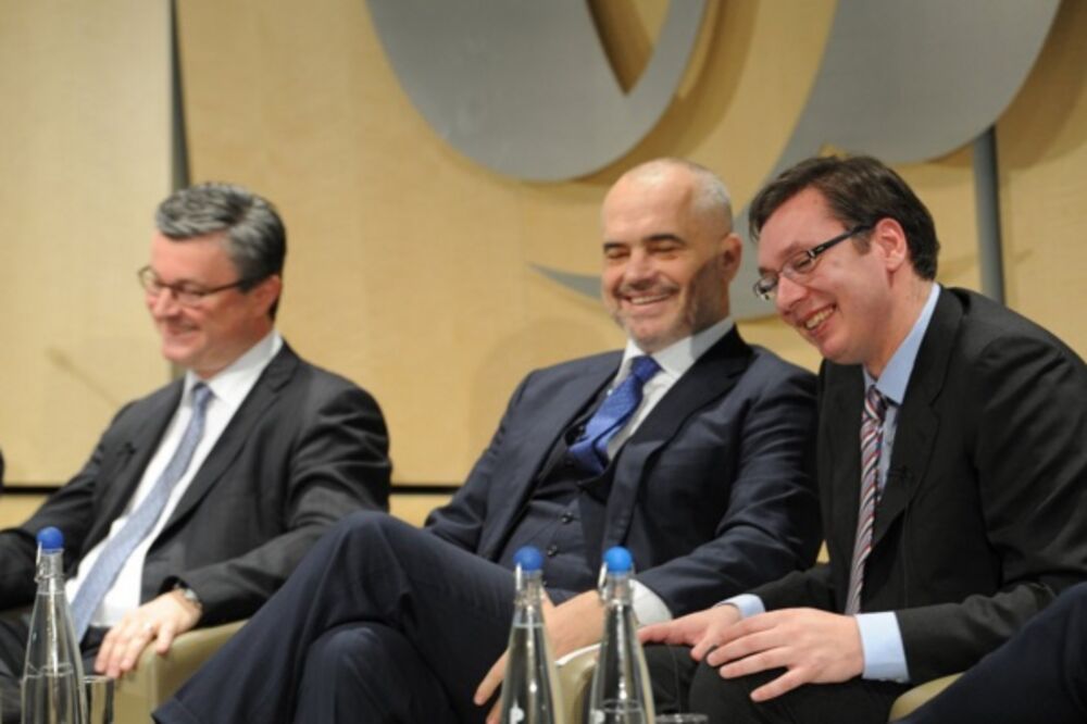 Tihomir Orešković, Edi Rama, Aleksandar Vučić, Foto: Twitter