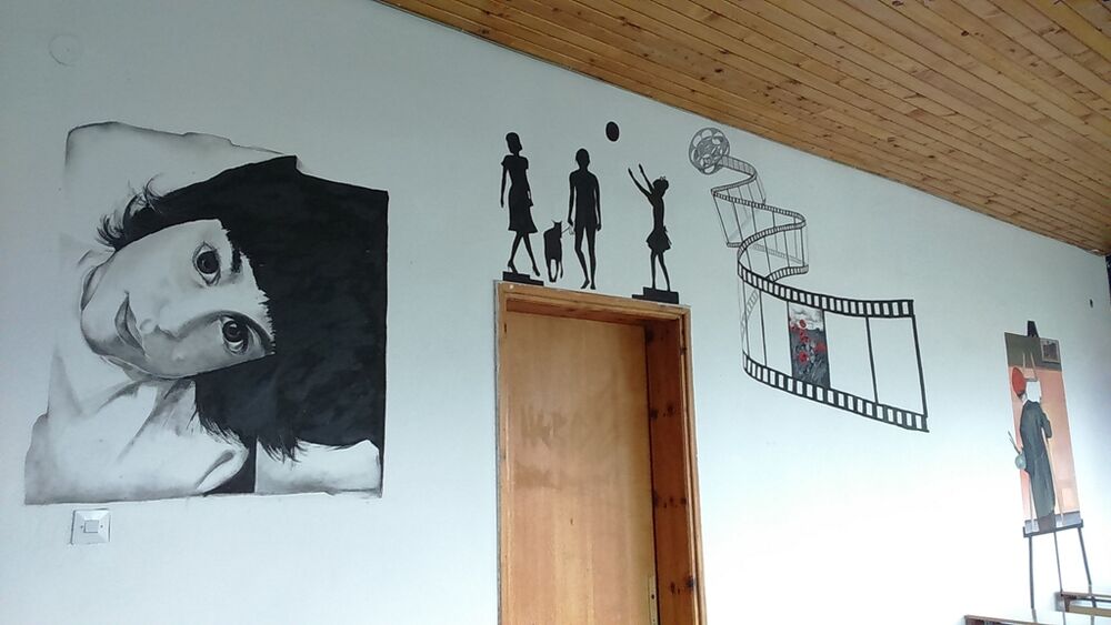 Gimnazija Stojan Cerović murali