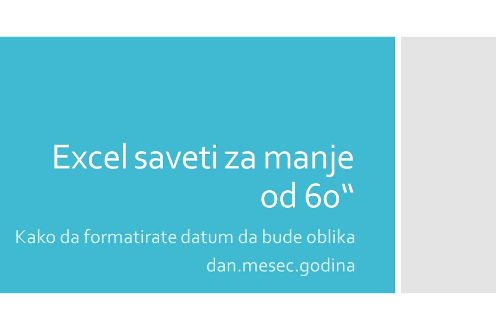 Excel savjeti, Foto: Vijesti online