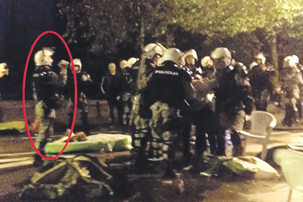 Nikola Bajčetić, protesti DF, Foto: Privatna arhiva