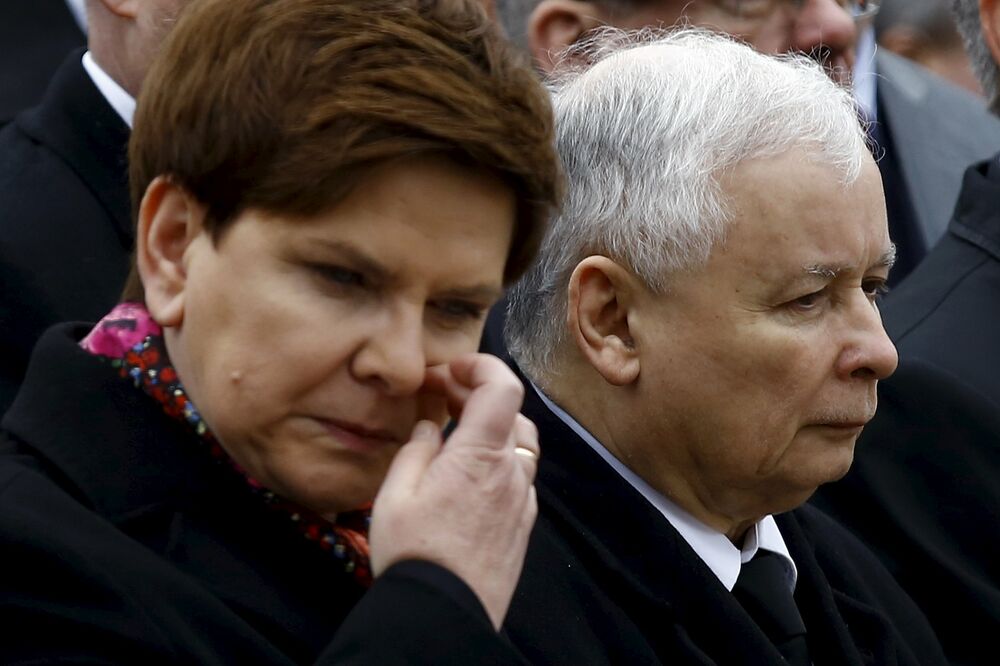 Beata Šidlo, Jaroslav Kačinjski, Foto: Reuters
