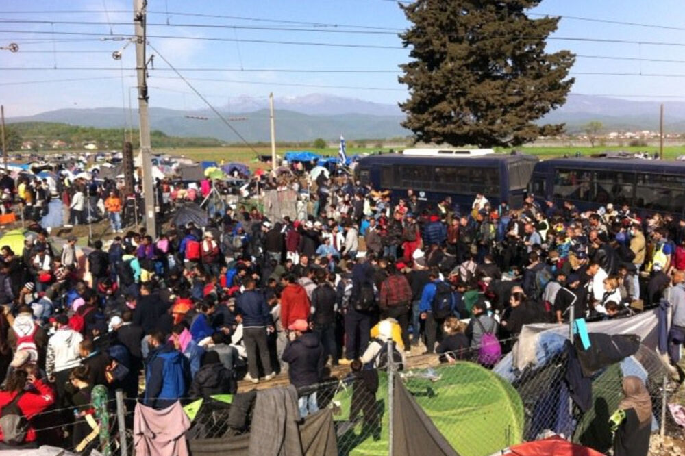 Makedonija migranti, Foto: Twitter
