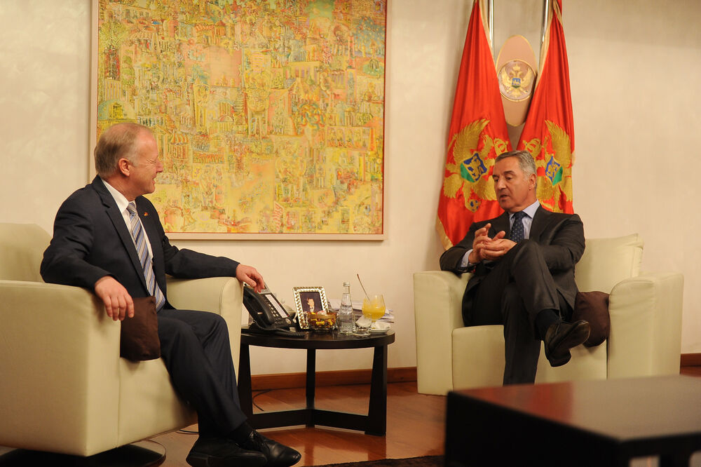 Milo Đukanović, Peter Vajs, Foto: Biro za odnose sa javnošću