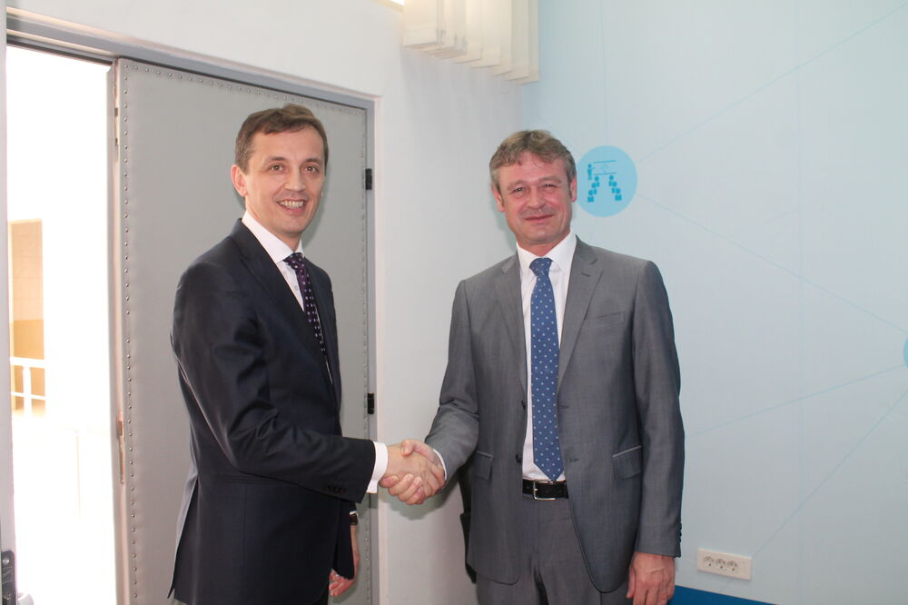 Predrag Bošković, Žan-Danijel Ruho, Foto: Ministarstvo prosvjete