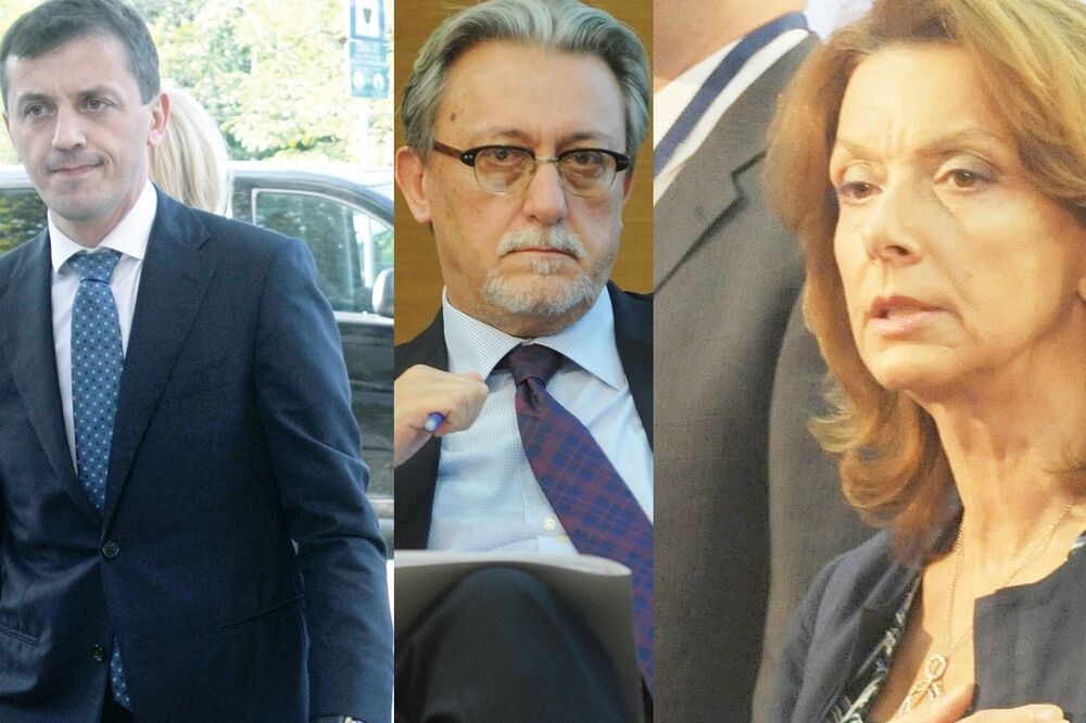 Predrag Bošković, Nebojša Kaluđerović, Milica Pejanović, Foto: Arhiva Vijesti