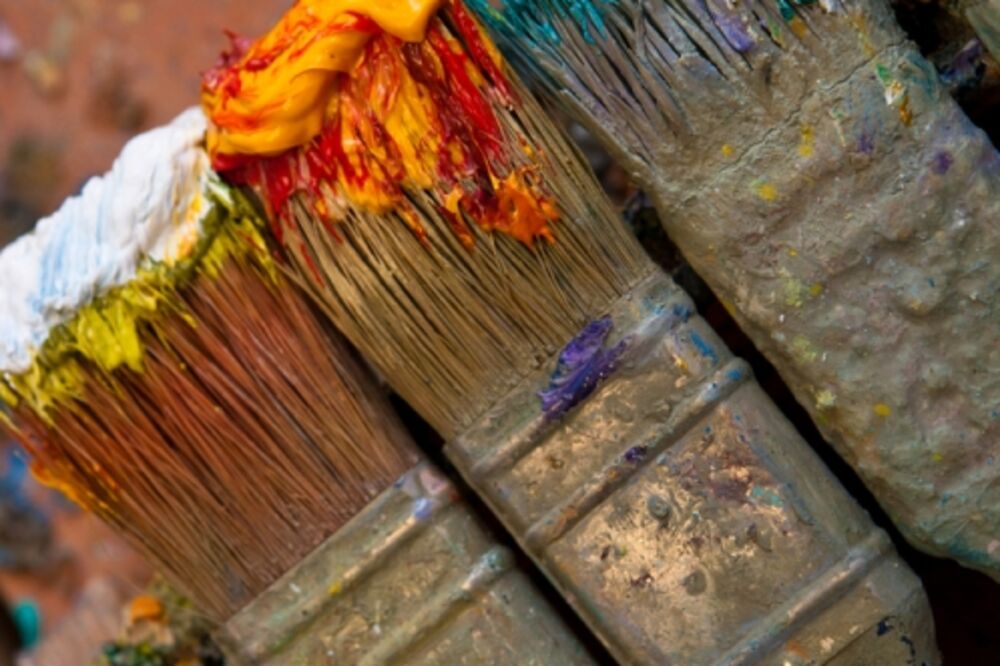 Četkice, slikanje, slika, Foto: Shutterstock