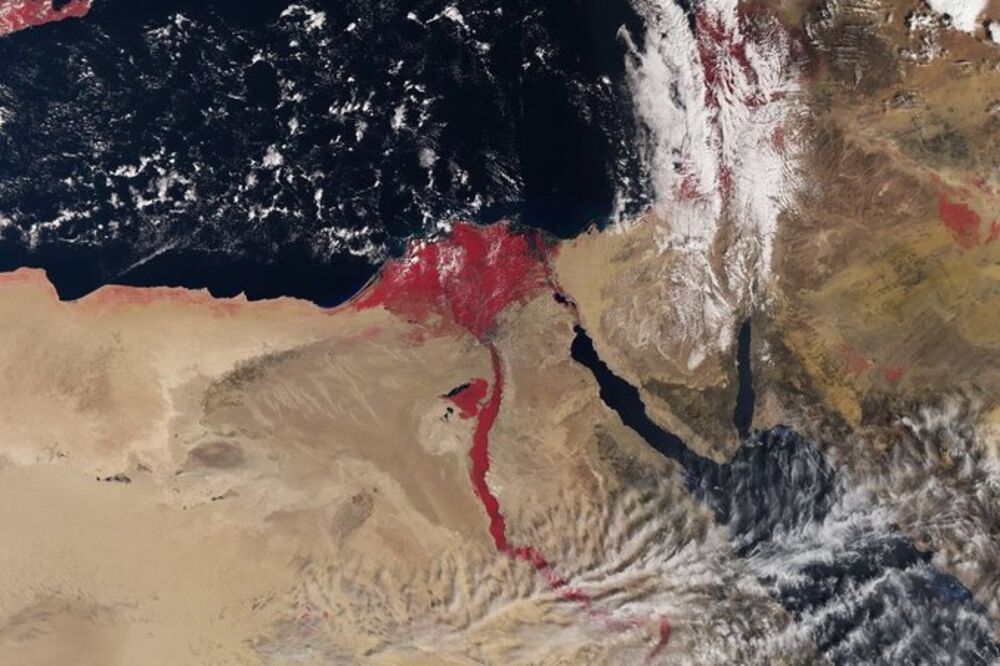 rijeka Nil, Foto: ESA