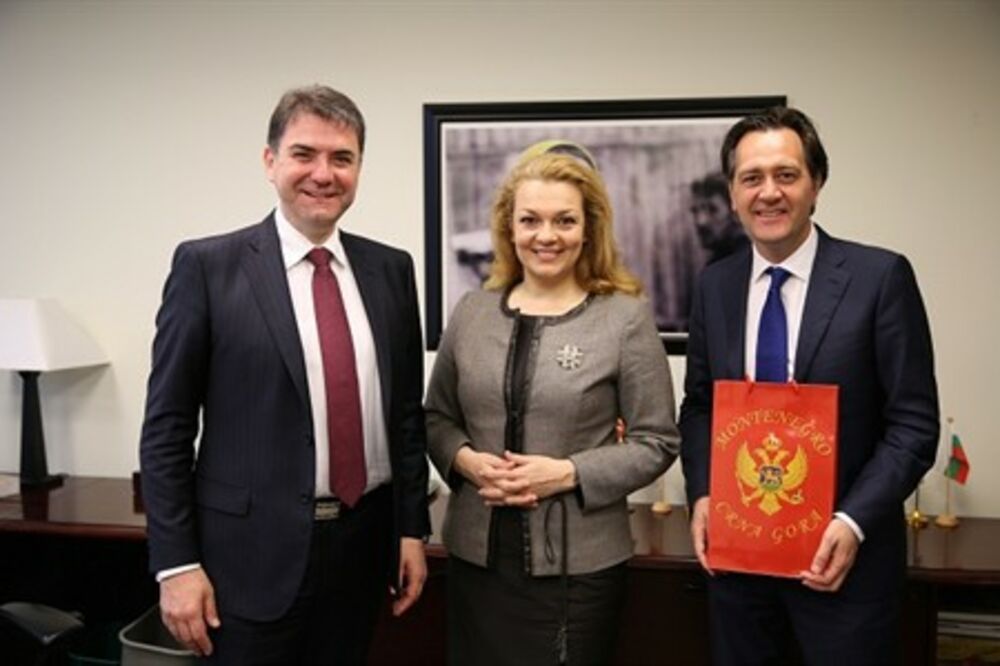 Petar Ivanović, Sanja Vlahović, Frank  Hemskerk, Foto: Vlada Crne Gore