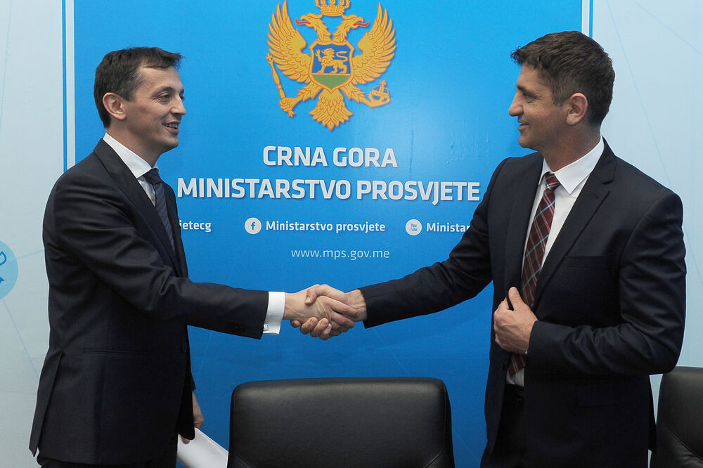 Predrag Bošković, Elvir Kazazović, Foto: Ministarstvo prosvjete