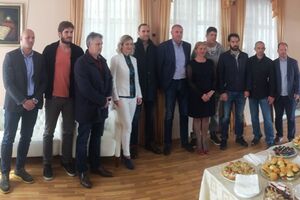 Herceg Novi: Prijem za srebrne vaterpoliste