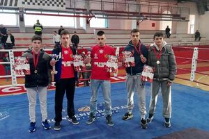 Pet zlatnih medalja za cetinjske kik-boksere na "Trofeju...