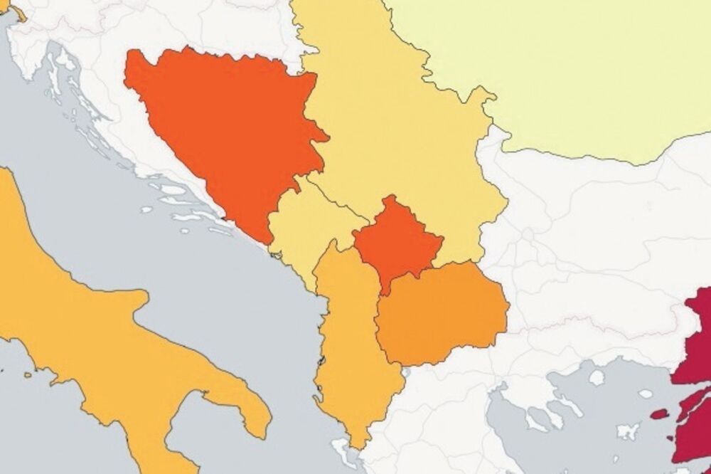 mapa, Islamska država, Foto: Balkans.aljazeera.com