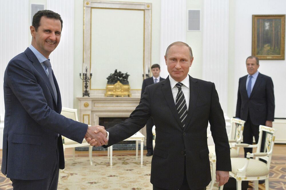 Bašar al-Asad, Vladimir Putin, Foto: Reuters
