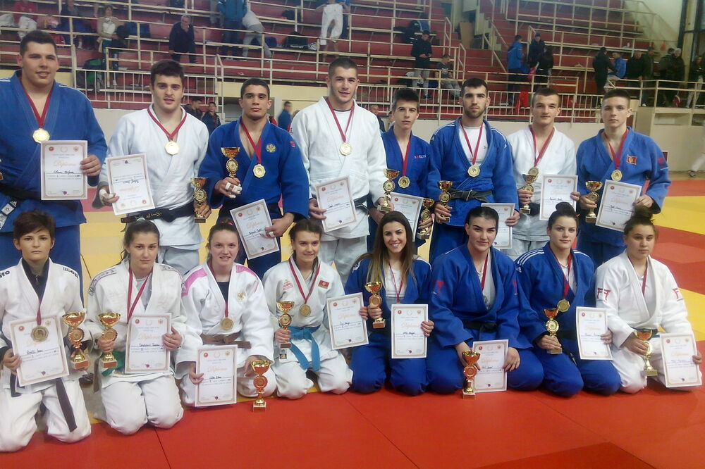 Juniorski prvaci, džudo, Foto: Džudo savez Crne Gore