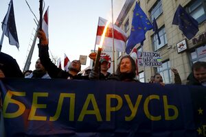 Marš opozicije u Minsku