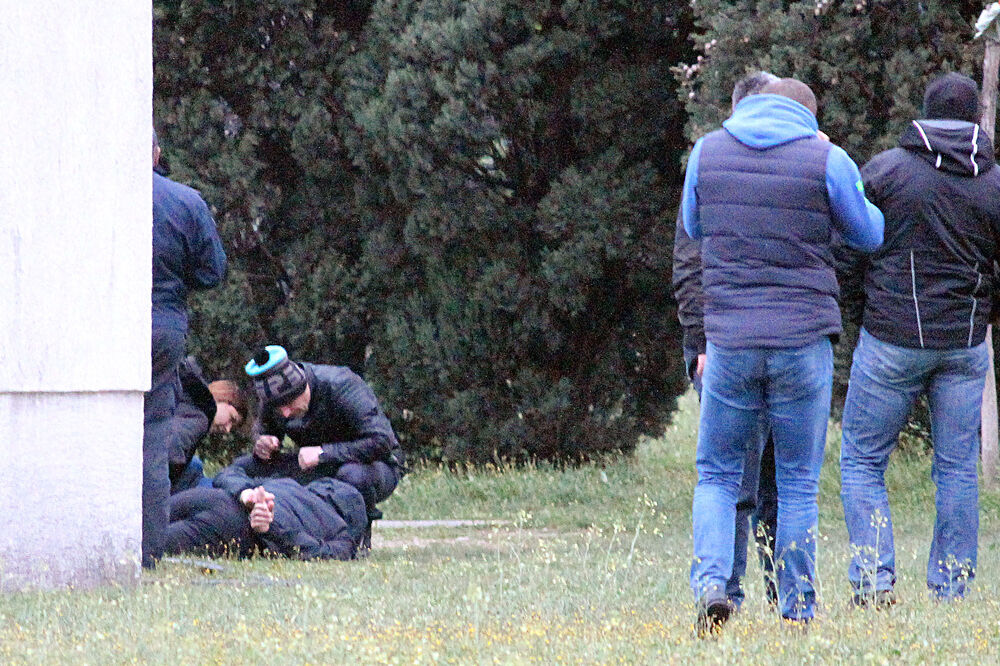 Rogami hapšenje, Ivan Vučinić, Milan Vujanović, Foto: Filip Roganović