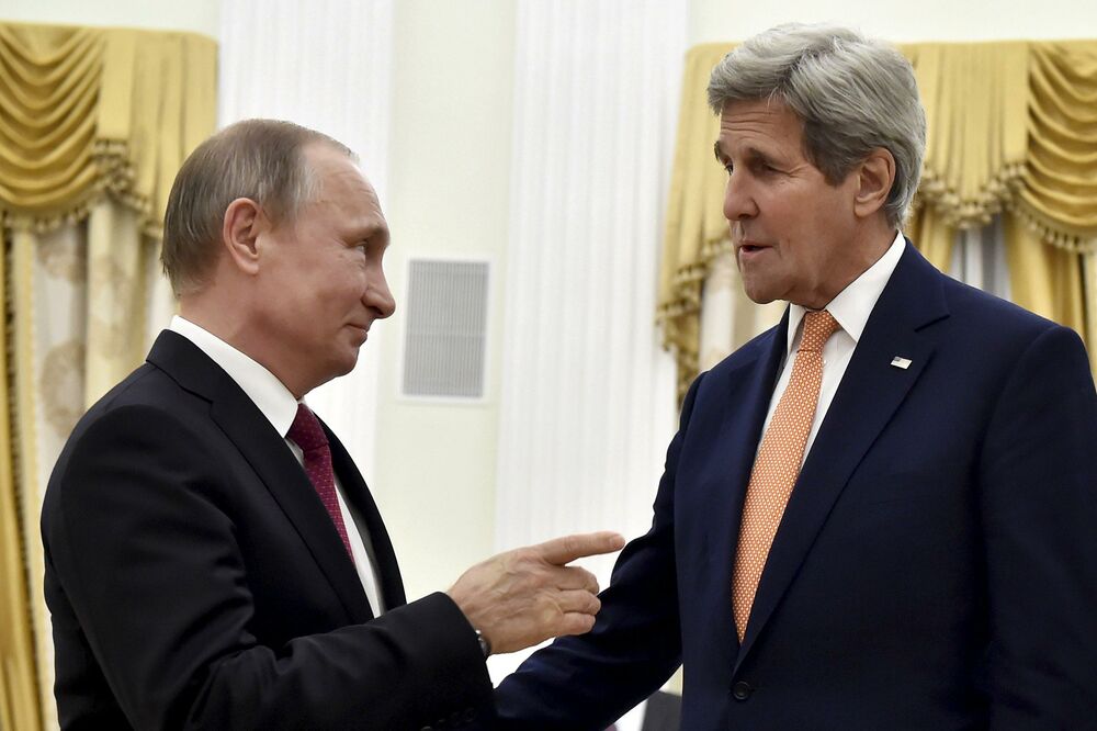 Vladimir Putin, Džon Keri, Foto: Reuters