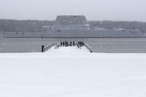 Najveći razarač vojske SAD na probnoj plovidbi