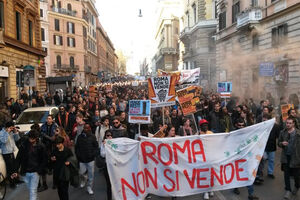 Rim: Demonstracije protiv italijanske vlade