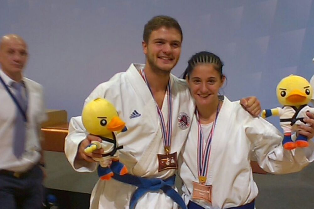 Stefan Vukotić i Lidija Jokić, Foto: Džiu-džicu savez