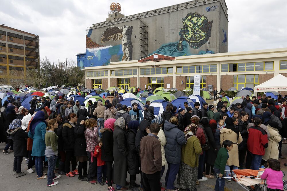 Pirej, migranti, Foto: Beta-AP