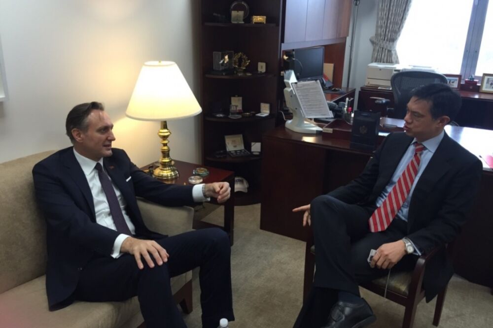 Ranko Krivokapić,  Hojt Brajan Ji, Foto: Skupstina.me