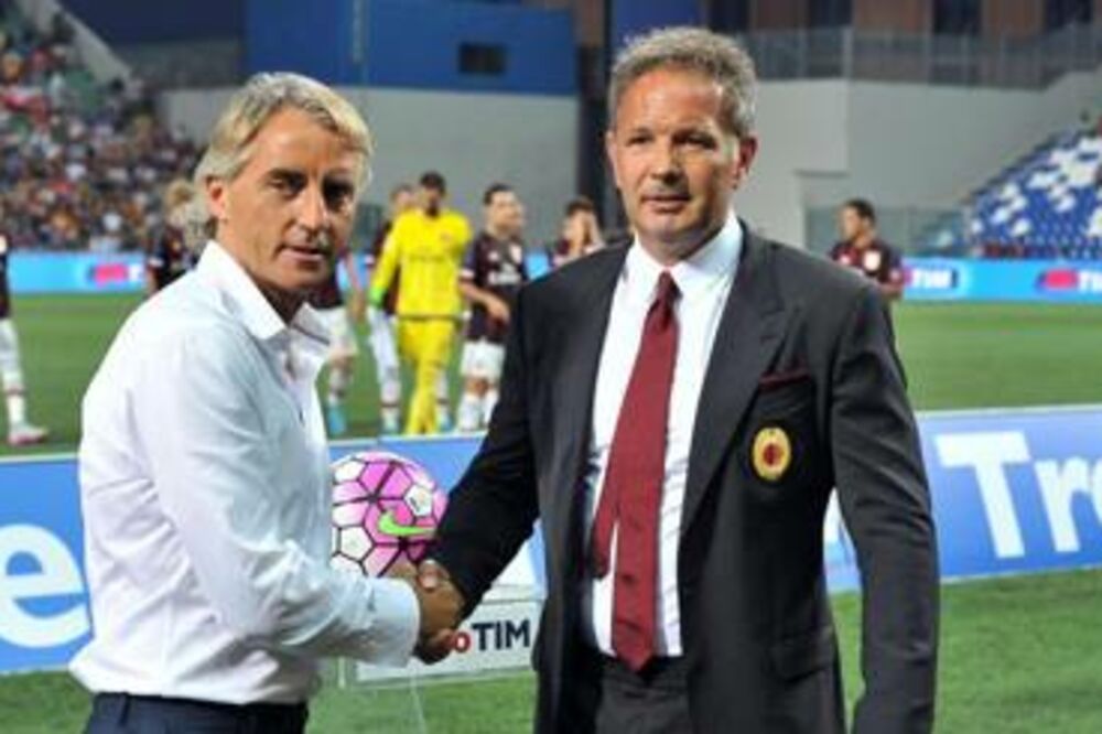 Mihajlović i Manćini, Foto: ANSA