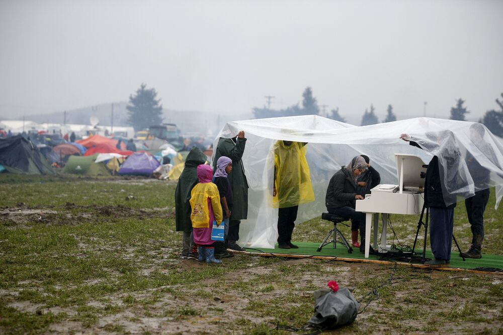 Izbjeglice, Makedonija-Grčka, Foto: Reuters