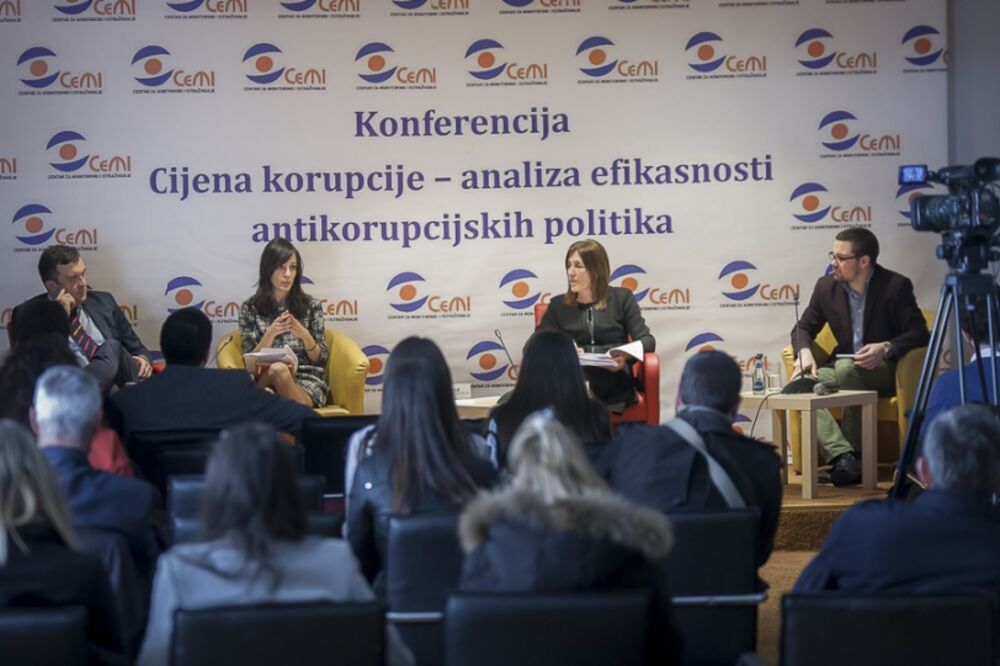 ijena korupcije – analiza efikasnosti antikorupcijskih politika, konferencija, CEMI, Foto: Prcentar.me