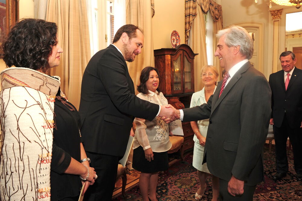 Gordan Stojović, Tabare Vaskez, Foto: MVPEI