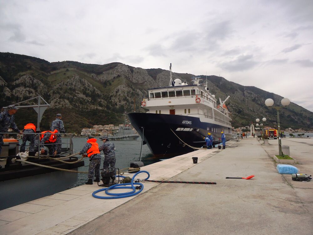 Kotor vježba požar